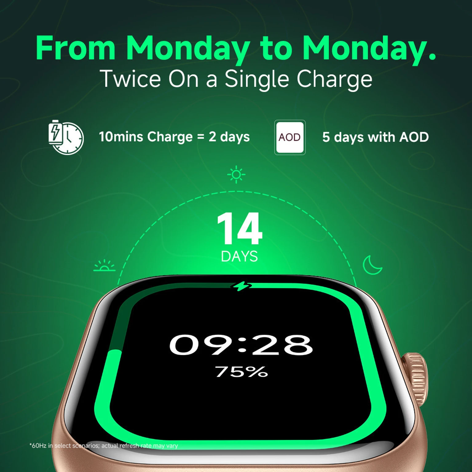 redmi Watch Move 1.85 Premium AmoLED,14 Day Battery,Best Accuracy,Dual Core Processor Smartwatch - 1
