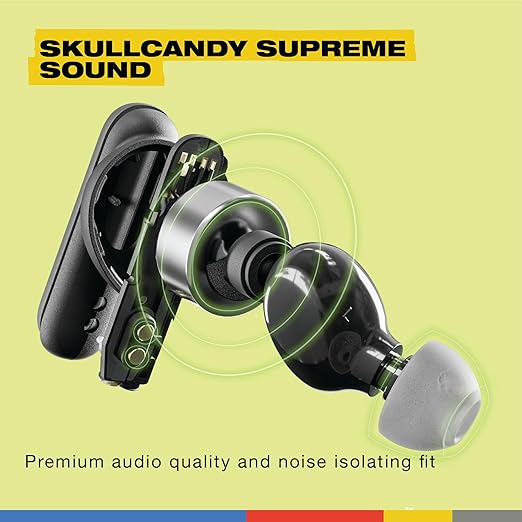 Skullcandy Smokin Buds XT Wireless in Ear Earbuds – ENC Clear Calls - 1