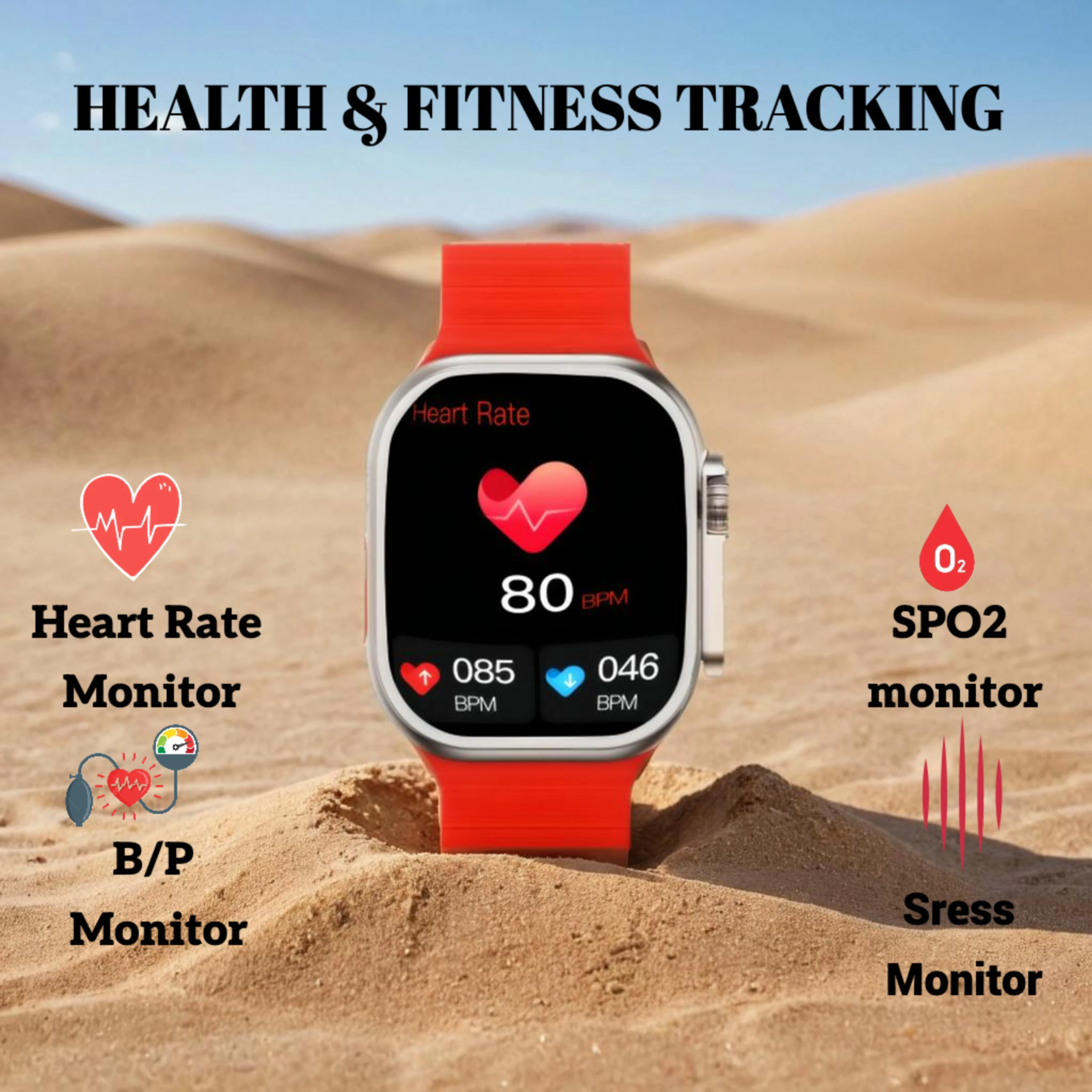 SHOPEVOLVES Nextfit Hello Pro 2.01" HD Display,BT Call,Working Crown,600 Nits,Mettalic Dial Smartwatch - 2
