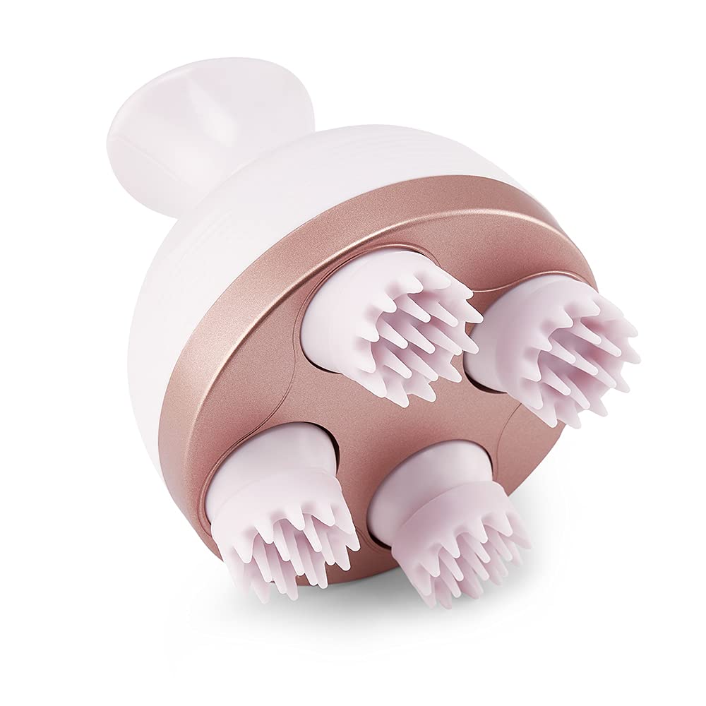 Lifelong Rechargeable Head, Scalp Full Body Pain Relief Massager, Electric Head Kneading Massager,4 Speed Modes - 0