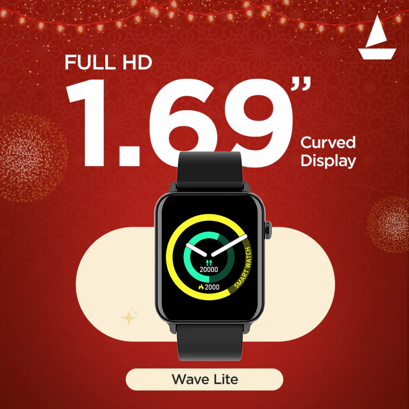 boAt Wave Lite Smart Watch HD Display, Heart Rate & SpO2 - 1