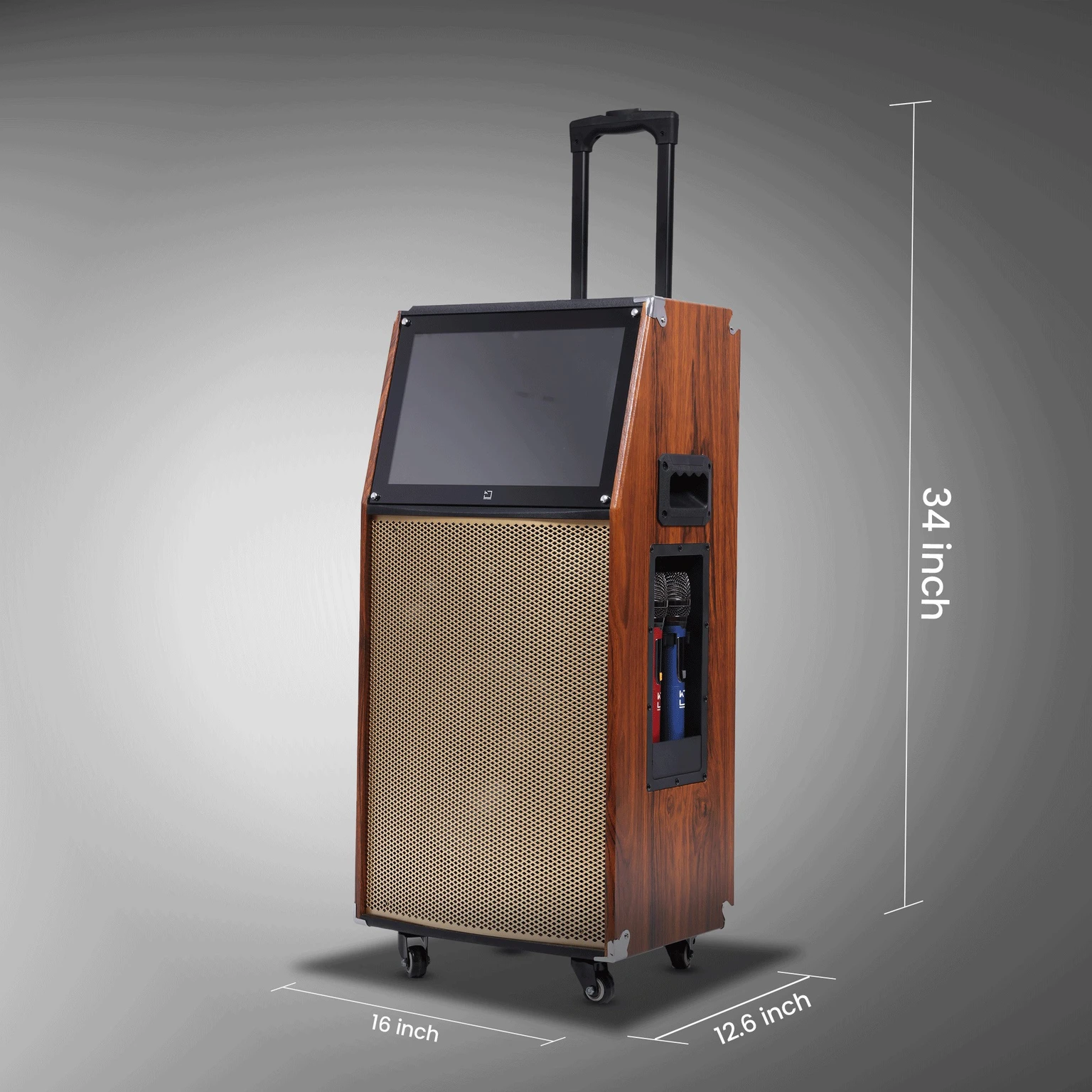 WHITE SQUARE PWS 50 Portable Trolley Party Speaker with High Powerfull Bass/Digital Screen 50 W Bluetooth Party Speaker - 3