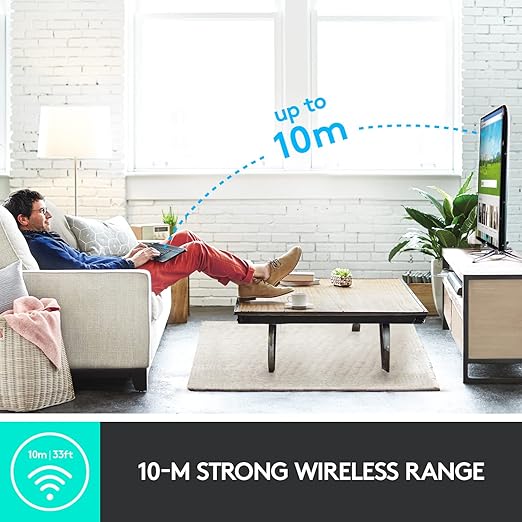 Logitech K400 Plus Wireless Touch TV Keyboard with Easy Media Control and Built-in Touchpad - 2
