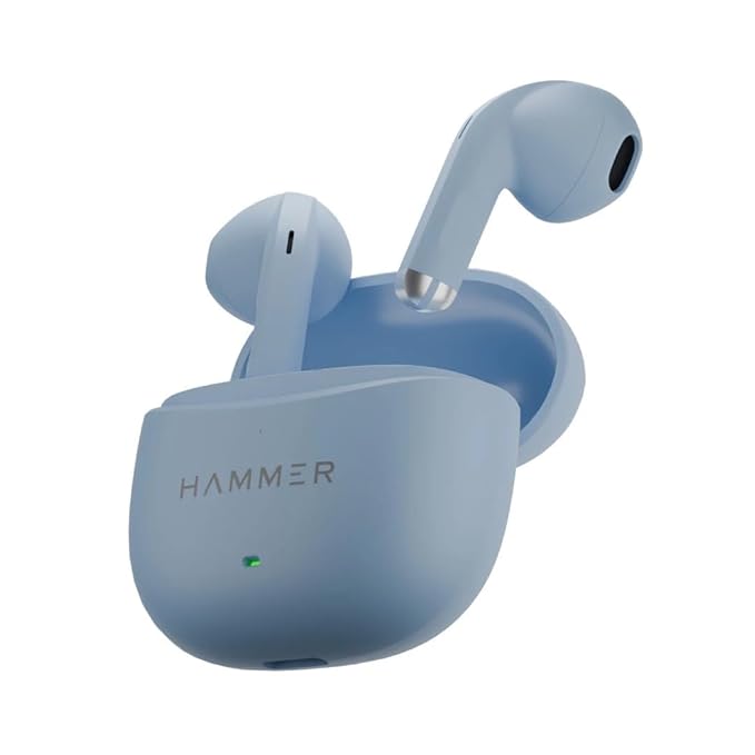 HAMMER New Launch Ultra Pods TWS Wireless Bluetooth Ear buds, Inbuilt Mic, 100H Standby Time - 0