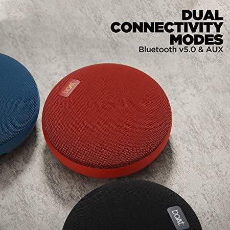 boAt Stone 180 Bluetooth Speaker with Upto 10 Hours Playback, 1.75" Driver, IPX7 - 3