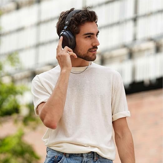 Sennheiser Momentum 4 Wireless Over Ear Headphones Designed in Germany - Bluetooth Adaptive Noise Cancelling-ANC,4 Digital Mics - 1