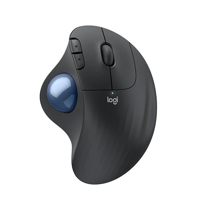 Logitech Ergo M575 Wireless Trackball Mouse - Easy Thumb Control, Precision and Smooth Tracking - 0