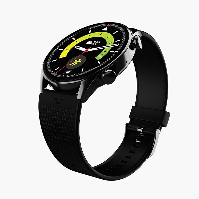 lava Prowatch X, 1.43" AMOLED, Body Energy, HRV, VO2 Max, Gorilla Glass 3, In-built GPS & ABC Smartwatch - 0