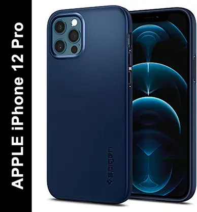 Spigen - Thin fit (Navy Blue) for iPhone 12 Pro - 0