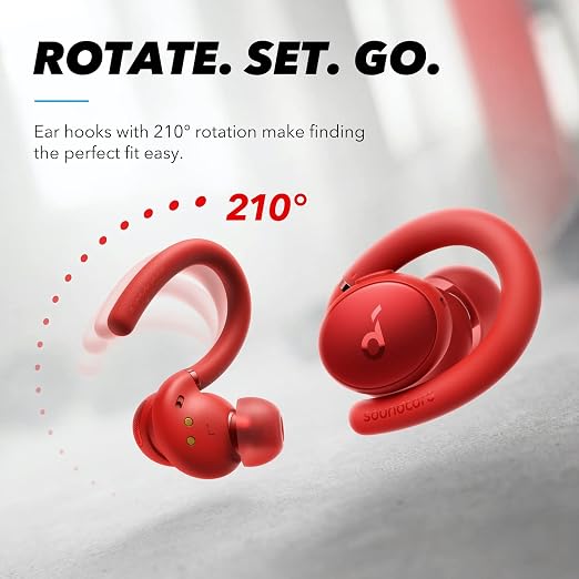 soundcore by Anker, Sport X10 True Wireless Bluetooth 5.2 Workout Headphones, Rotatable Ear Hooks - 1