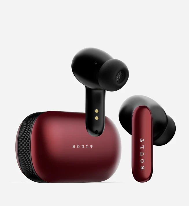 Boult Y1 Pro with Zen Quad Mic ENC, 60Hrs Battery, Fast Charging, Knurled Design, 5.3v Bluetooth Headset - 0