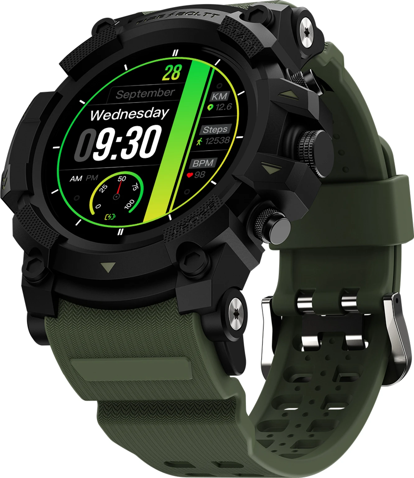 Fire-Boltt Expedition Smartwatch Full Touch GPS Tracking Smart Watch Bluetooth Calling - 0
