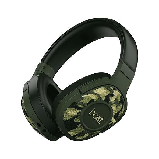 boAt Rockerz 550 Over Ear Bluetooth Headphones with Upto 20 Hours Playback, 50MM Drivers - 0