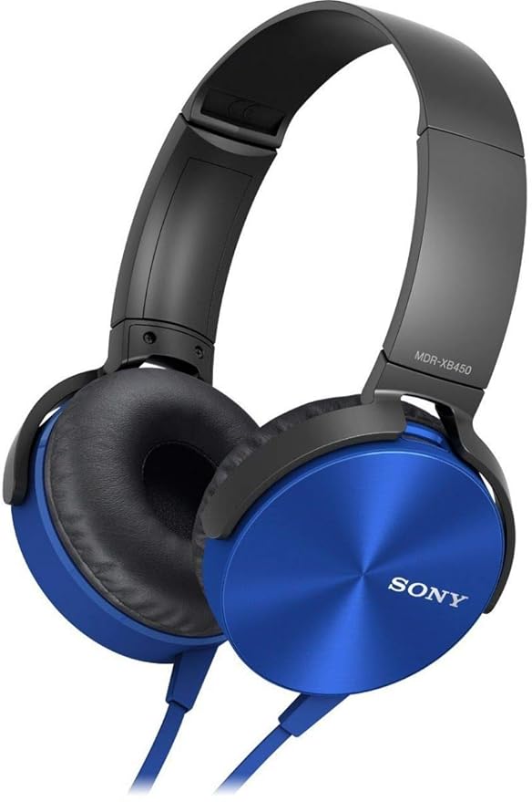 Sony Extra Bass MDR-XB450AP On-Ear Wired Headphones with Mic - 0