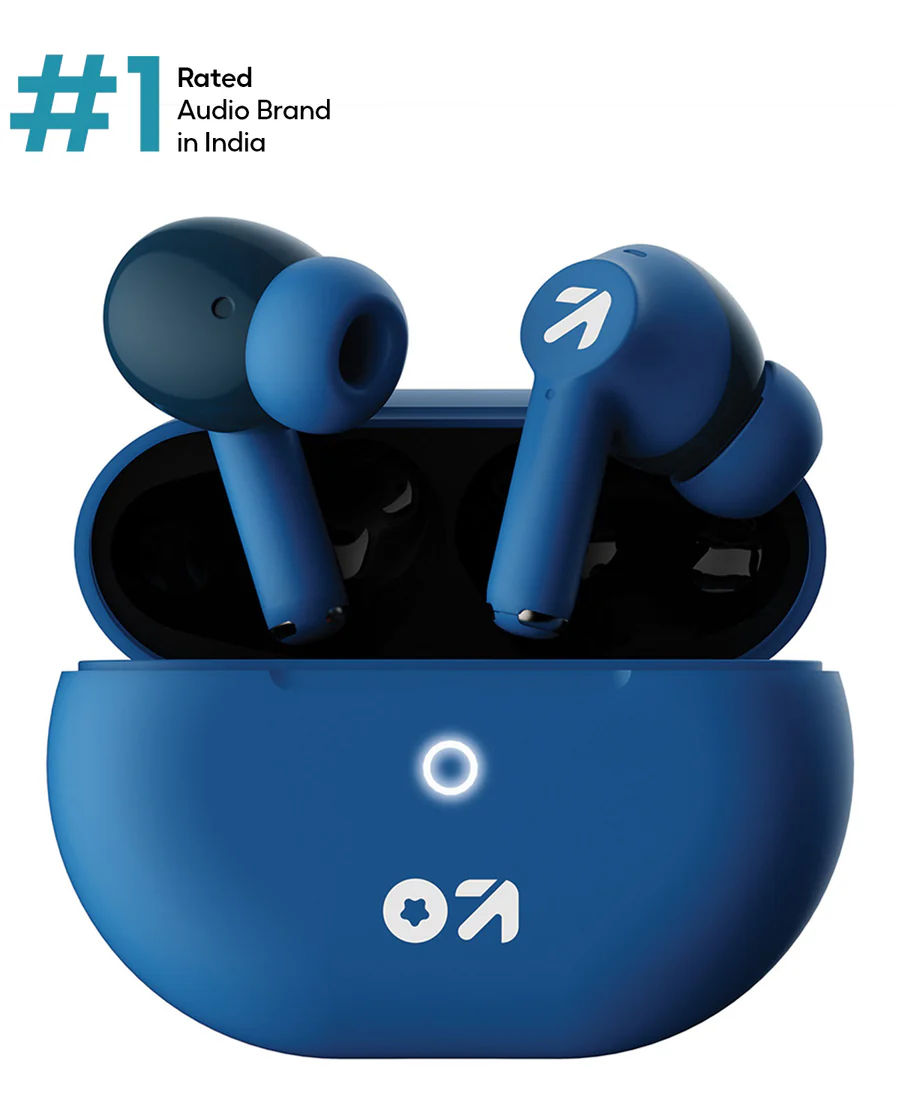 Boult W40 with Quad Mic ENC, 48H Battery Life, Low Latency Gaming, Made in India, 5.3v Bluetooth Headset - 0