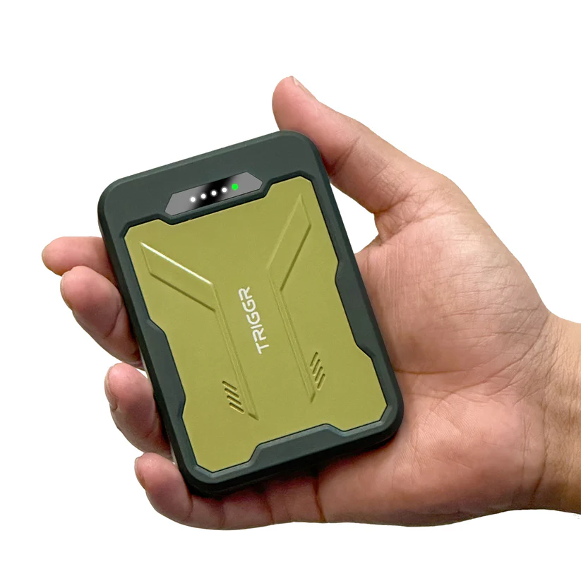 TRIGGR 10000 mAh 22.5 W Pocket Size Power Bank, Lithium Polymer, Quick Charge 3.0 - 0