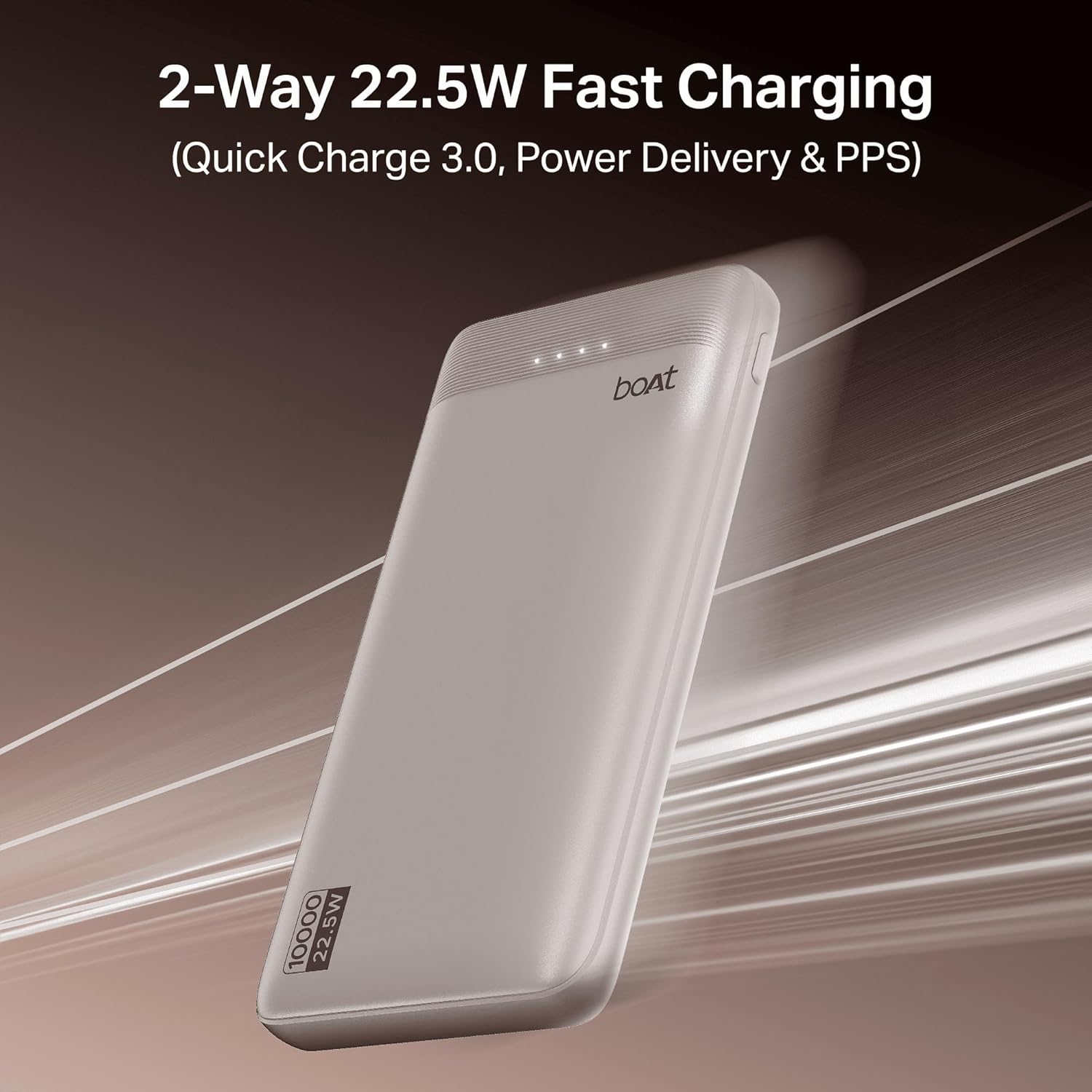 Boat EnergyShroom PB300 Activ 10000mAh Power Bank with 22.5W Fast Charging - 1
