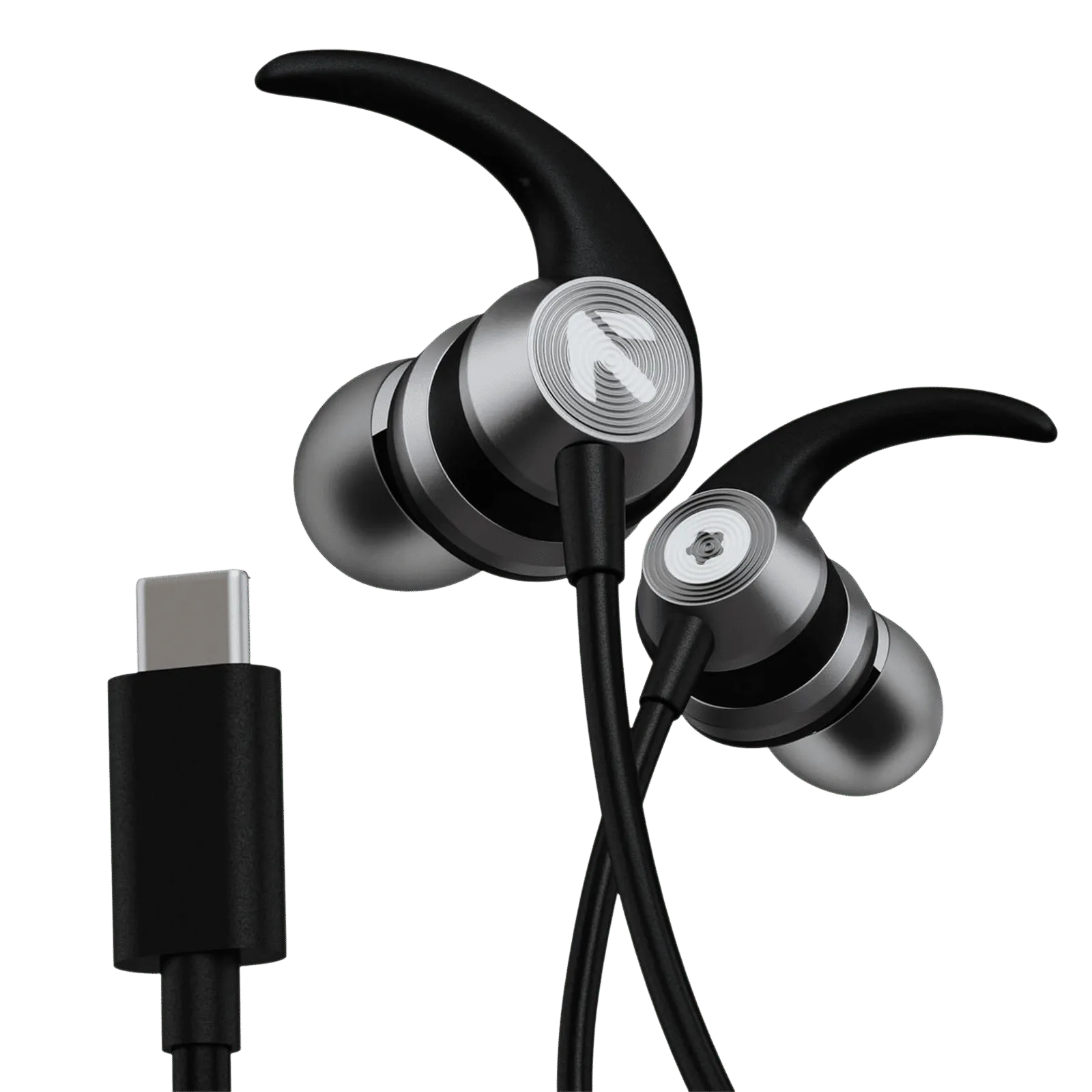 GOBOULT X1 Pro Wired Earphone with Mic (USB Type-C Connector, In Ear, - 0