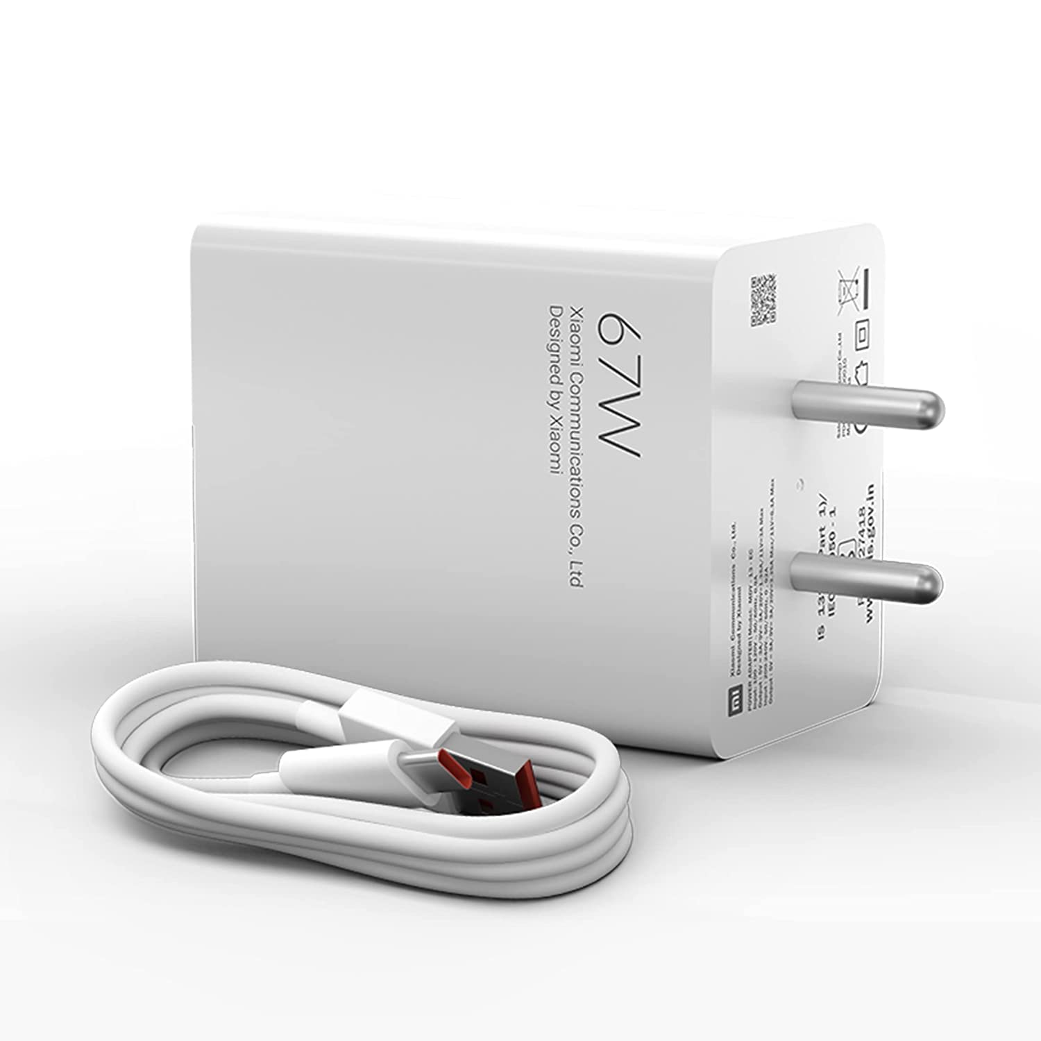Mi 67W Sonic Charge Combo (Mi/Xiaomi/Redmi Charger, 33W Blazing Fast Output, 5V-3A/9V-3A/20V-1.35A/11V-3A/20V-3.35A/11V-6.1A, Superfast 6A Type C, Lap - 3