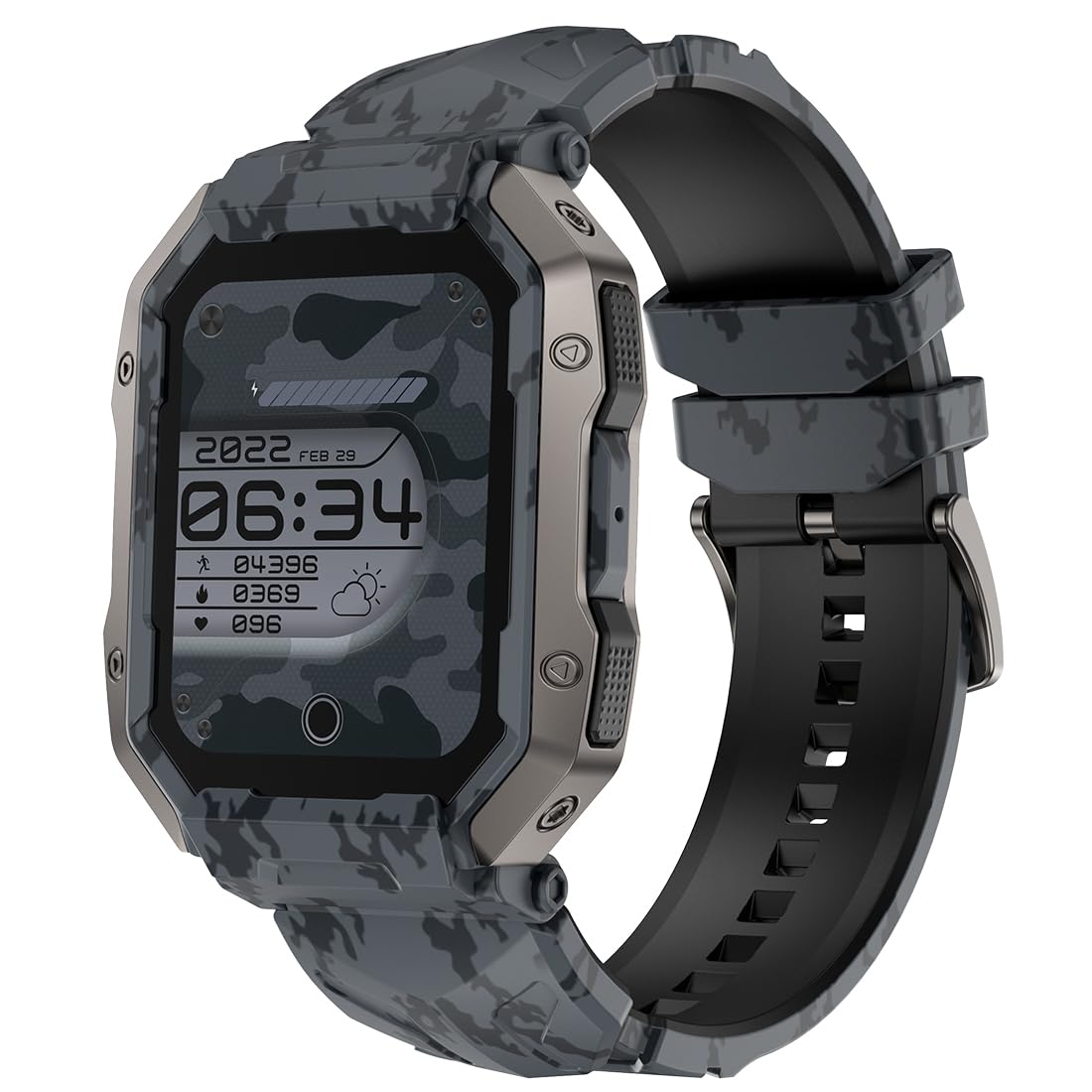 Fire-Boltt Cobra Smart Watch Always-On AMOLED Display, Army Grade Strong Build, Bluetooth Calling - 0