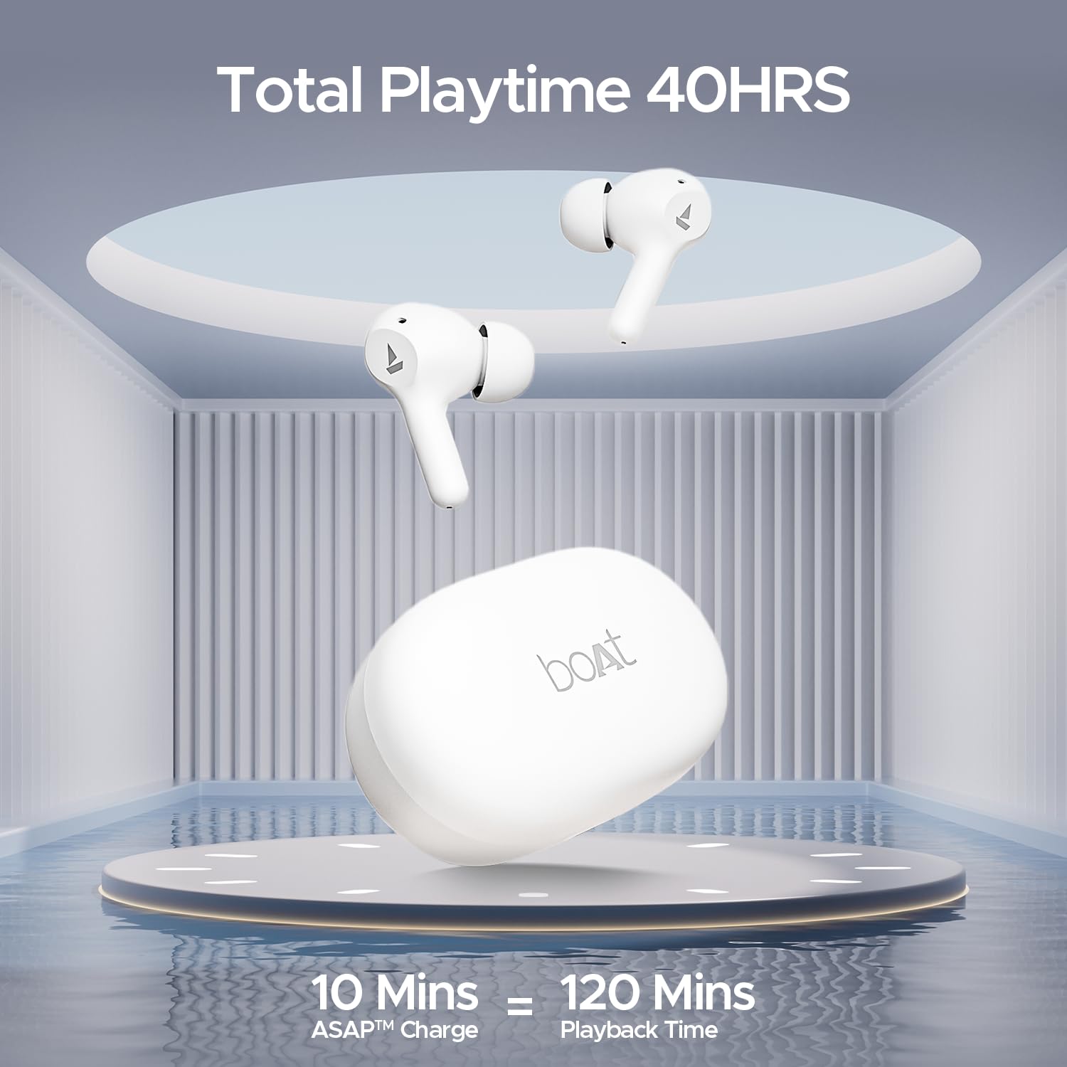 boAt Airdopes 71 40 HRS Playback, ENx Technology & Beast Mode Low Latency Bluetooth - 1