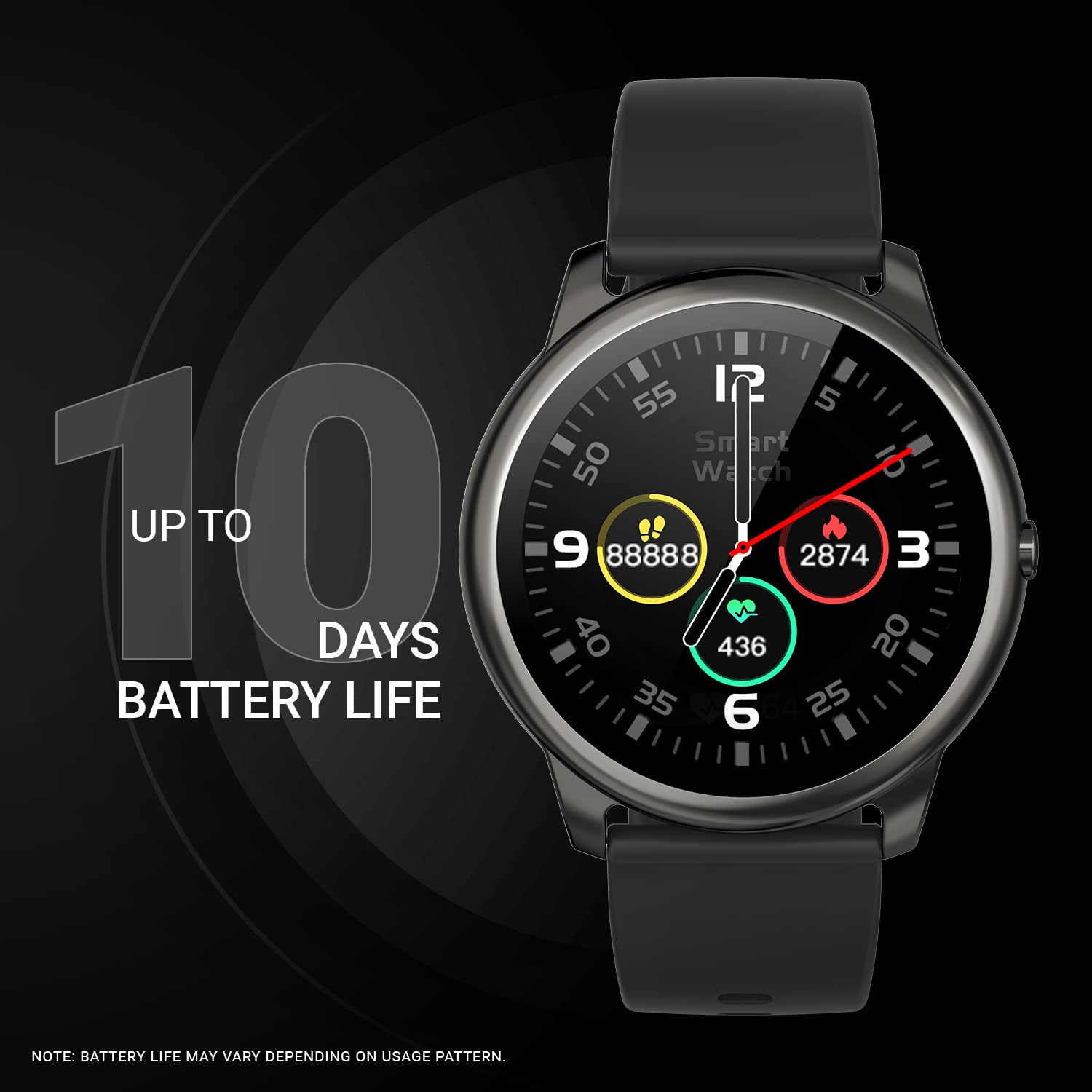 CrossBeats Orbit Bluetooth Calling Smart Watch Voice Assistant, 1.3? IPS HD IPS Display - 3