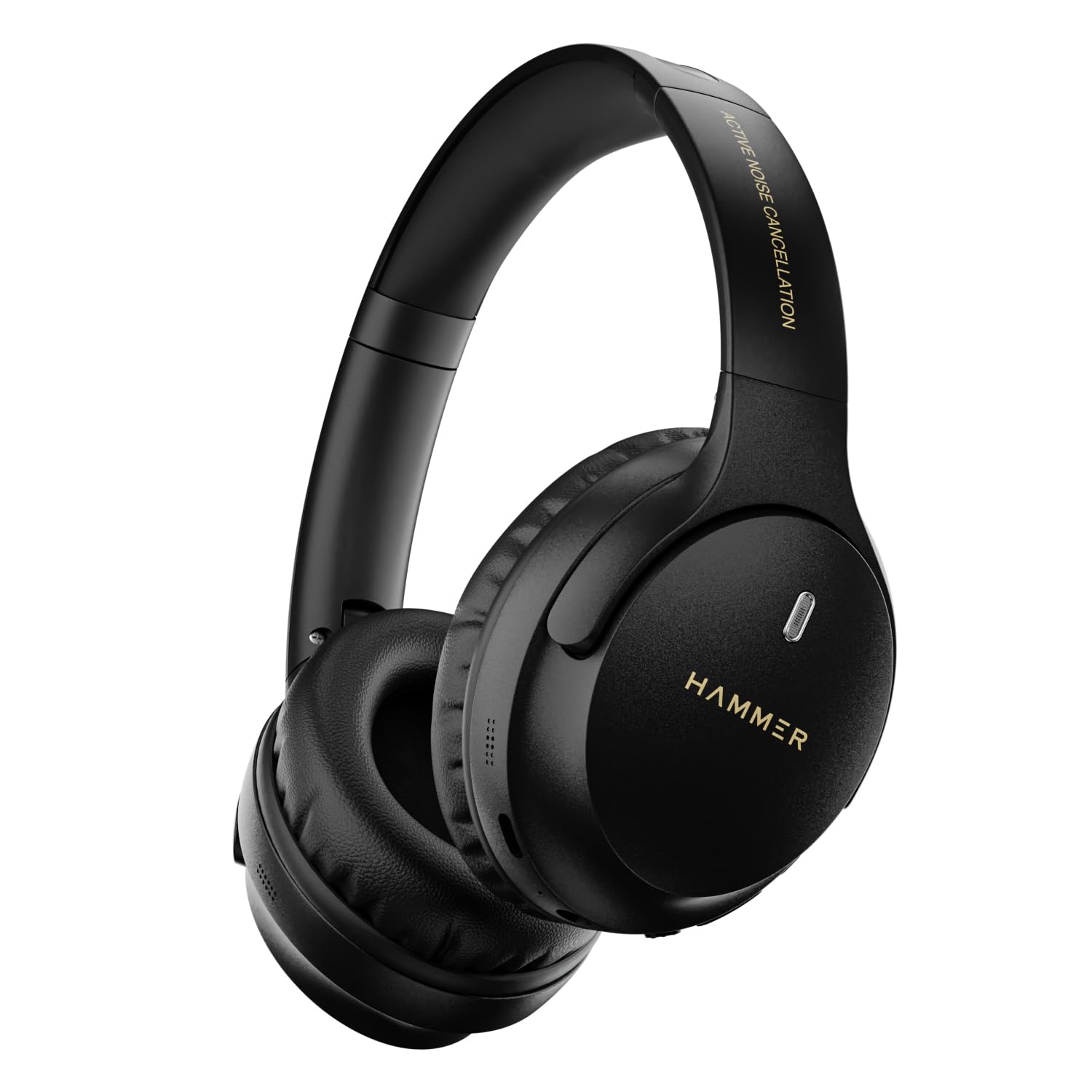 HAMMER Bash Vivid ANC Wireless Bluetooth Over-Ear Headphones with 23 dB Active Noise Cancellation - 0