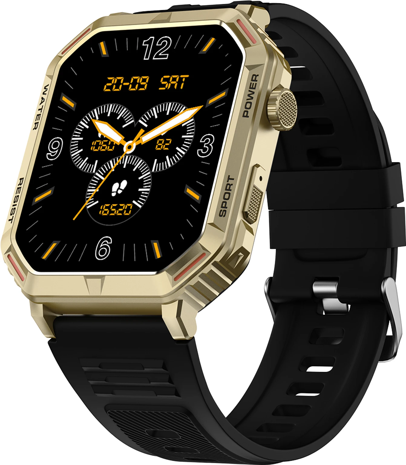 Fire-Boltt Commando 49.5mm AMOLED Smart Watch, 123 sports modes, Bluetooth calling Smartwatch - 0