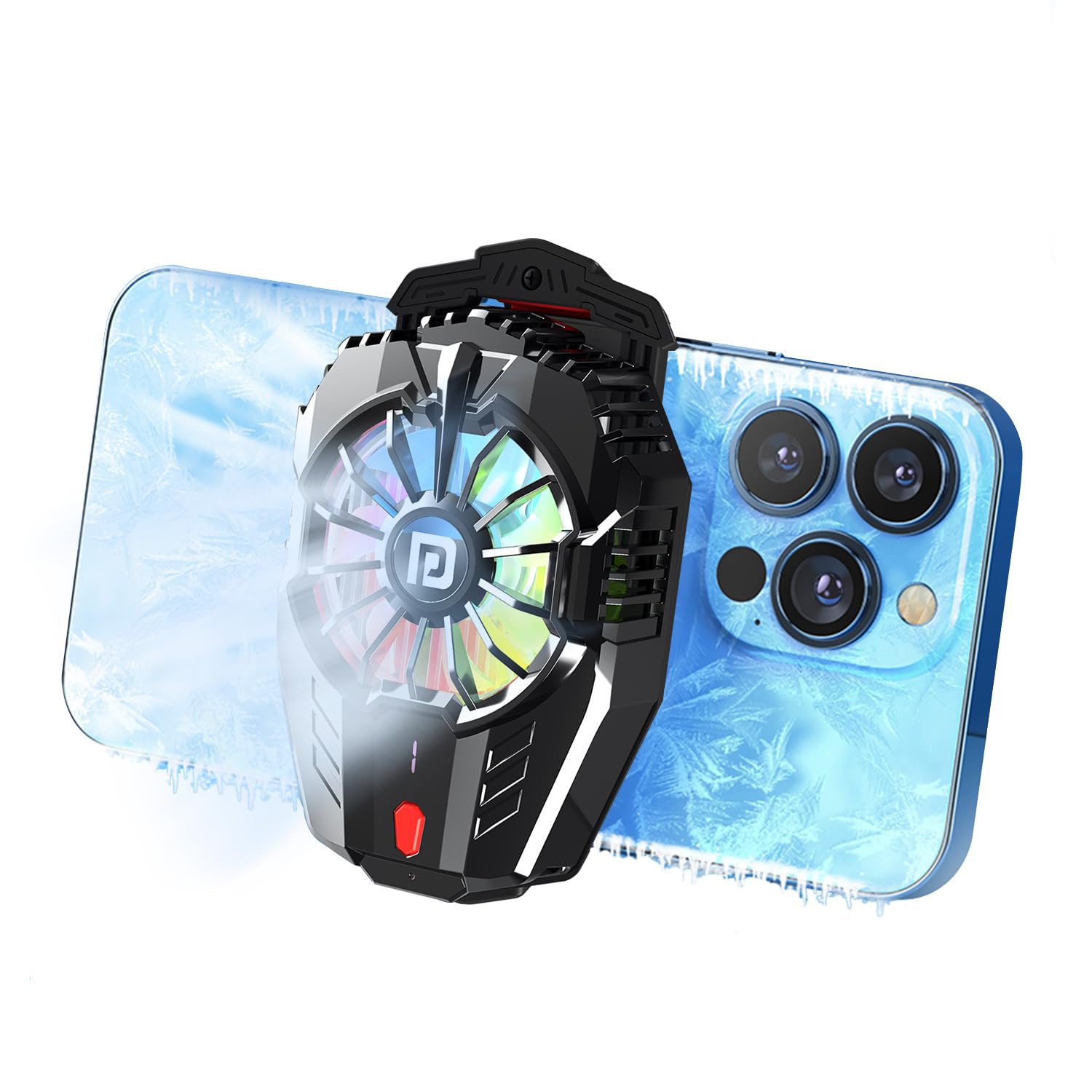 Portronics Coolpluse Instant Mobile Cooler With Radiator Cooling Technology, 3 Cooling Mode, Temperature Display - 0