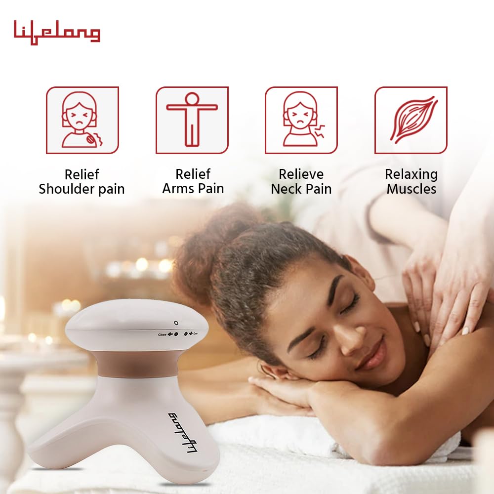 Lifelong Battery Powered Mini Head and Body Massager - 1