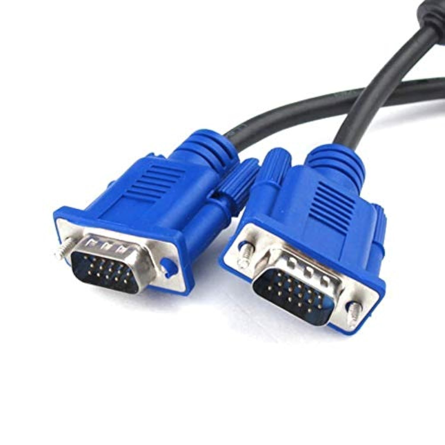 POSH Male to Male VGA Cable 1.5 Meter, Support PC/Monitor/LCD/LED, Plasma, Projector, TFT. VGA to VGA Converter Adapter Cable - 0