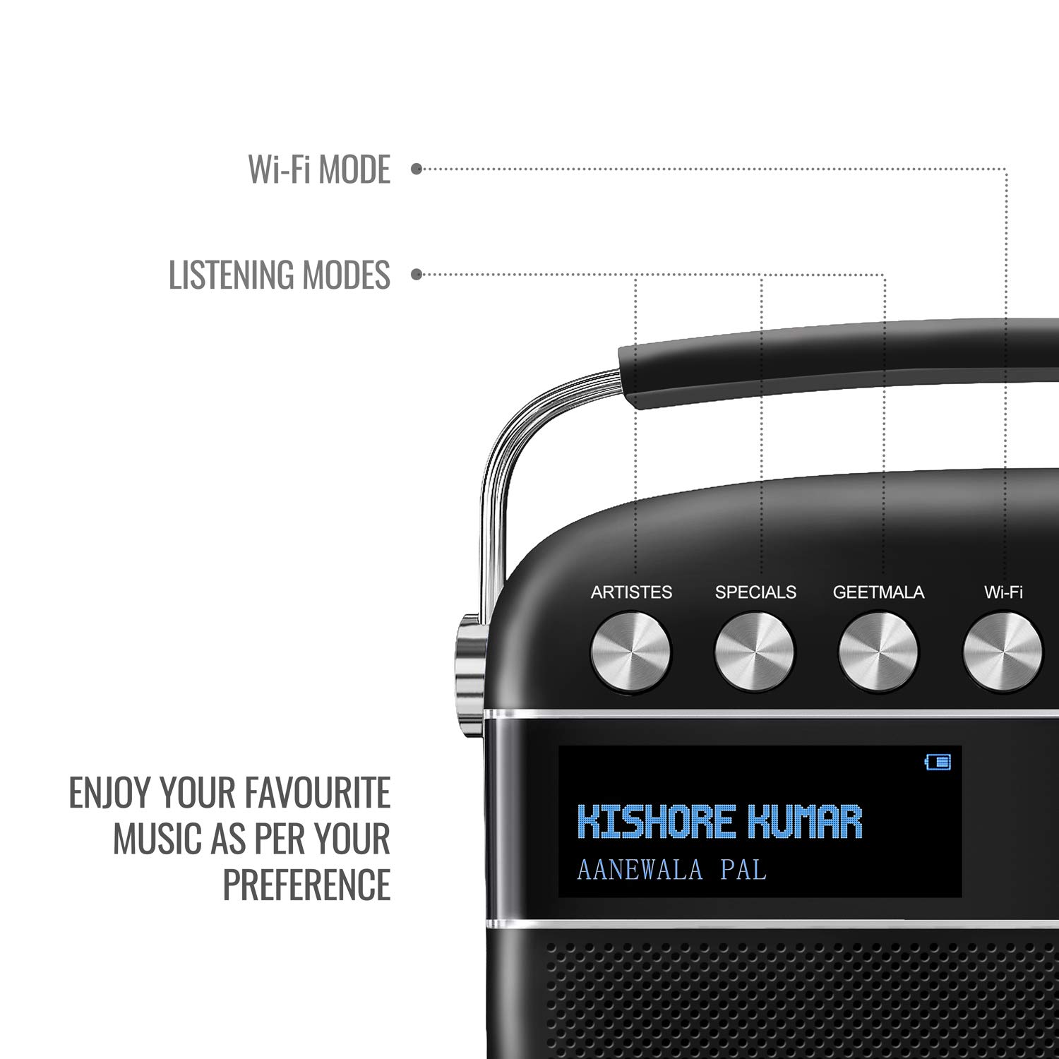 SAREGAMA Carvaan 2.0 Wi-Fi Digital Audio Player - 1