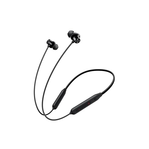 OnePlus Bullets Wireless Z3 in Ear Neckband with 12.4Mm Drivers, 3D Spatial Audio,10 Mins Charge for 27 Hrs Playback - 0