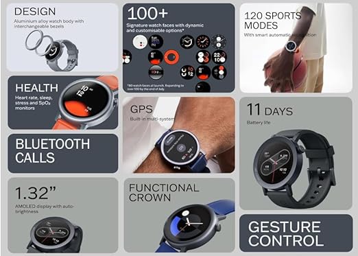 CMF by Nothing Watch Pro 2, 1.32" AMOLED, auto-brightness,Gesture Control, 3D warmup guide,GPS Smartwatch - 2