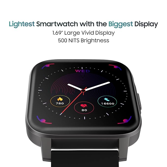 TAGG Verve Neo Smartwatch 1.69'' HD Display | 60+ Sports Modes Waterproof,Heartrate & Blood Oxygen Tracking - 1
