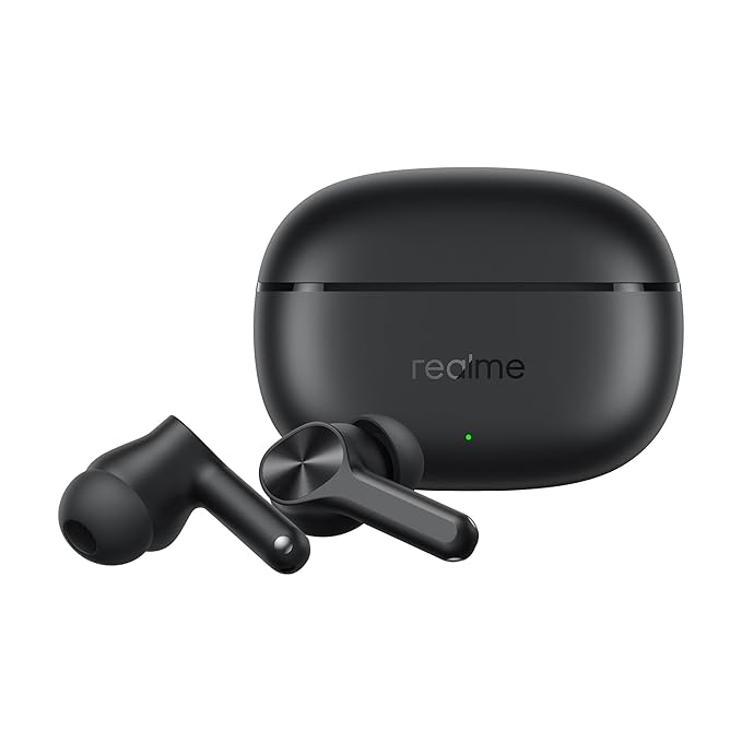 realme Buds T200x True Wireless Earbuds with 12.4mm Dynamic Bass Drivers, 25 dB ANC, Quad Mic - 1