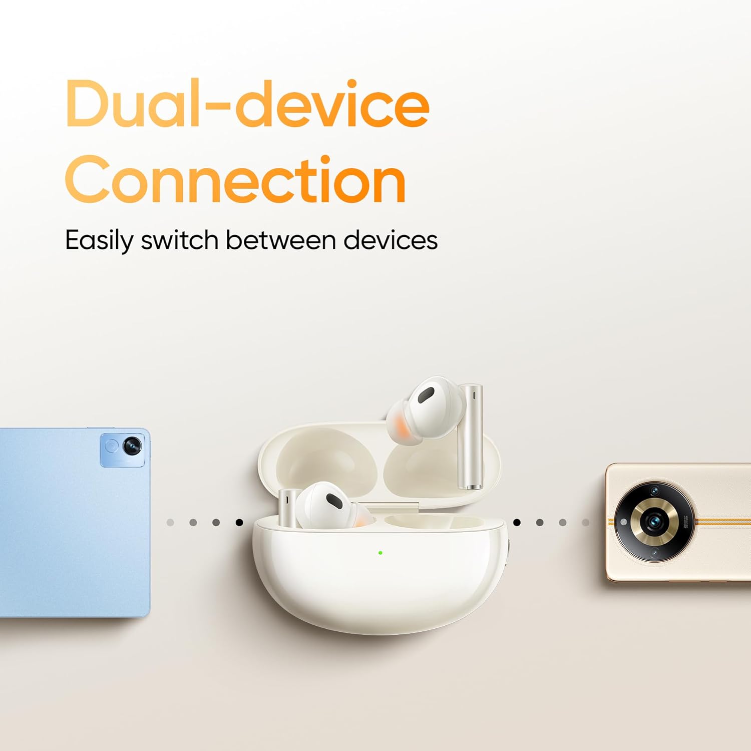 realme Buds Air 5 Pro with 50dB ANC, 360 Spatial Audio and upto 40 hours Playback Bluetooth Headset - 2