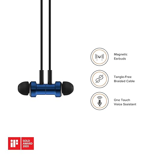 Mi Dual Driver in-Ear Earphones with Mic, Crisp Vocals & Rich Bass, Tangle-Free Cable, One Touch Voice Assistant - 2