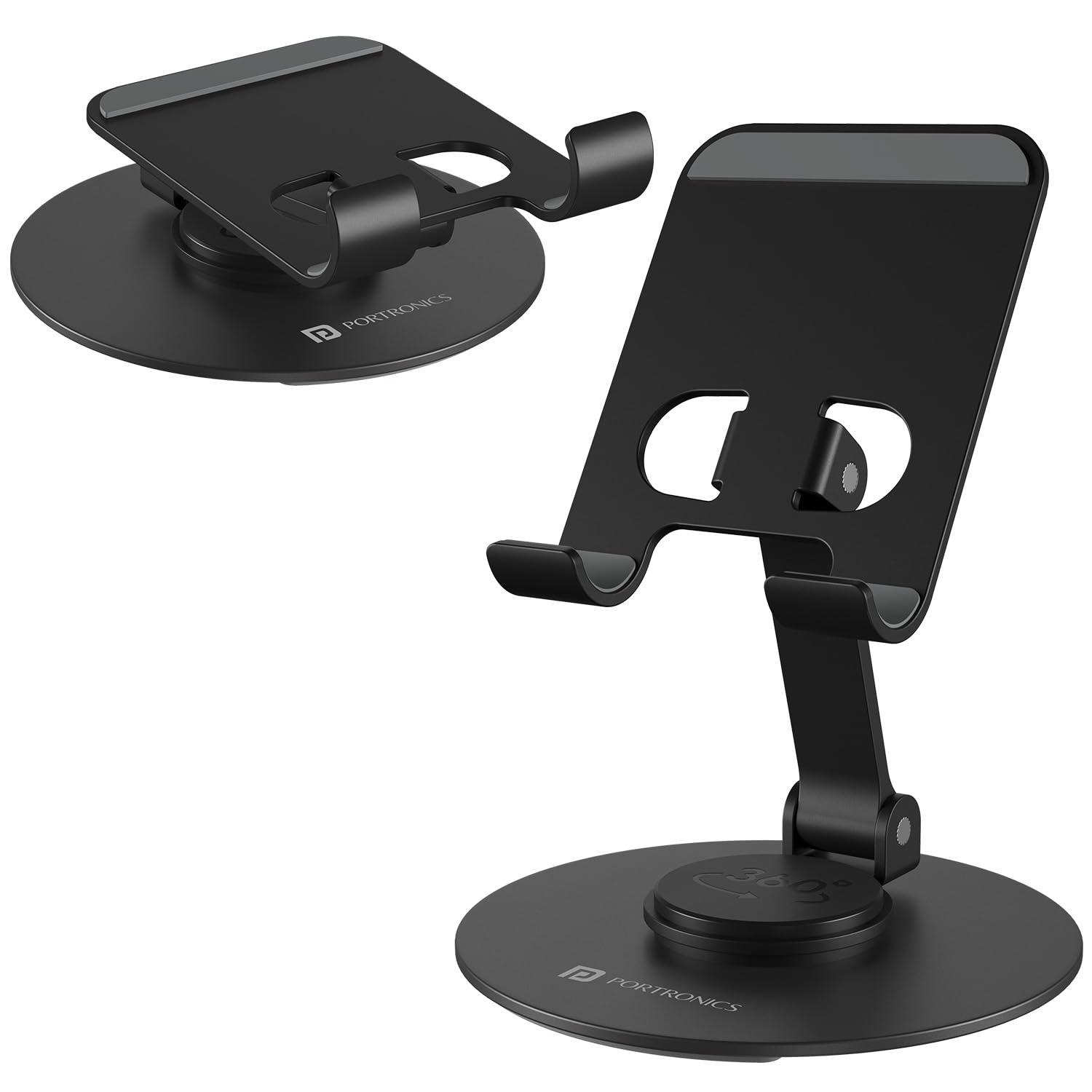 Portronics Mobot 4 Universal Mobile Holding Stand with 360°Rotatable & Height Adjustable - 0