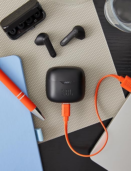 JBL Tune Flex in Ear Wireless TWS Earbuds with Mic, ANC Earbuds, Customized Extra Bass with Headphones App, 32 Hrs Battery - 1