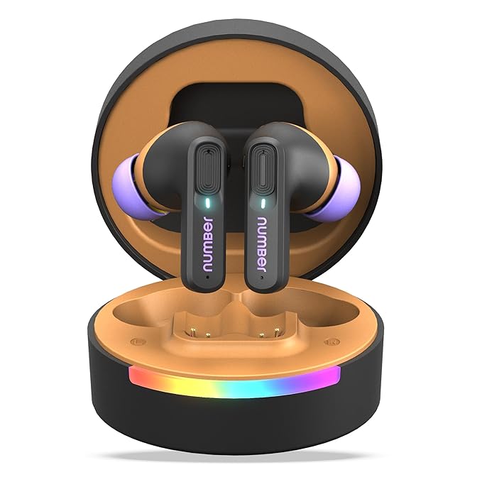 Number Super Buds 555 ANC (32db) Truly Wireless in Ear Earbuds with 66H Playtime - 0
