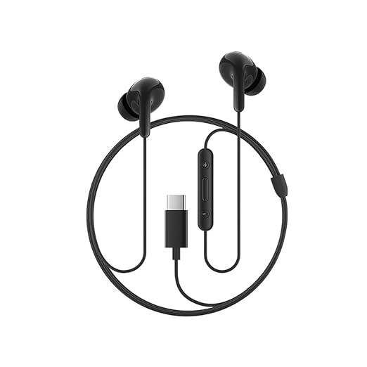 MI Type-C in-Ear Earphones with 12.4mm Drivers, HD Microphone, and IP54 Dust & Water Resistance - 0