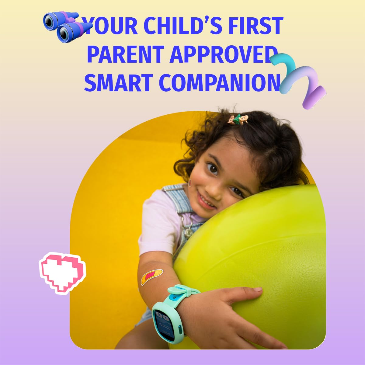 Noise Junior Champ 3 Smart Watch for Kids | 3-in-1 Look with 2 Switchable Bumpers, in-Built Learning Hub - 1