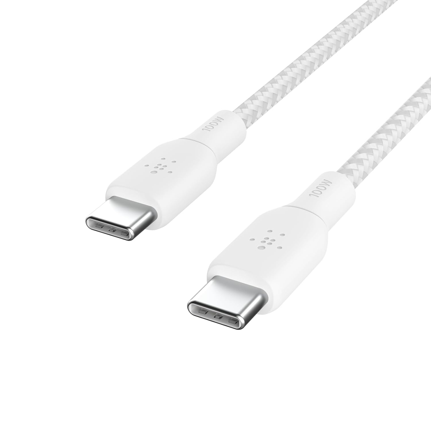 Belkin USB-C to USB-C Braided 6.6 feet (2 meters) 100W PD, Fast Charge and Sync Type C Cable - 0