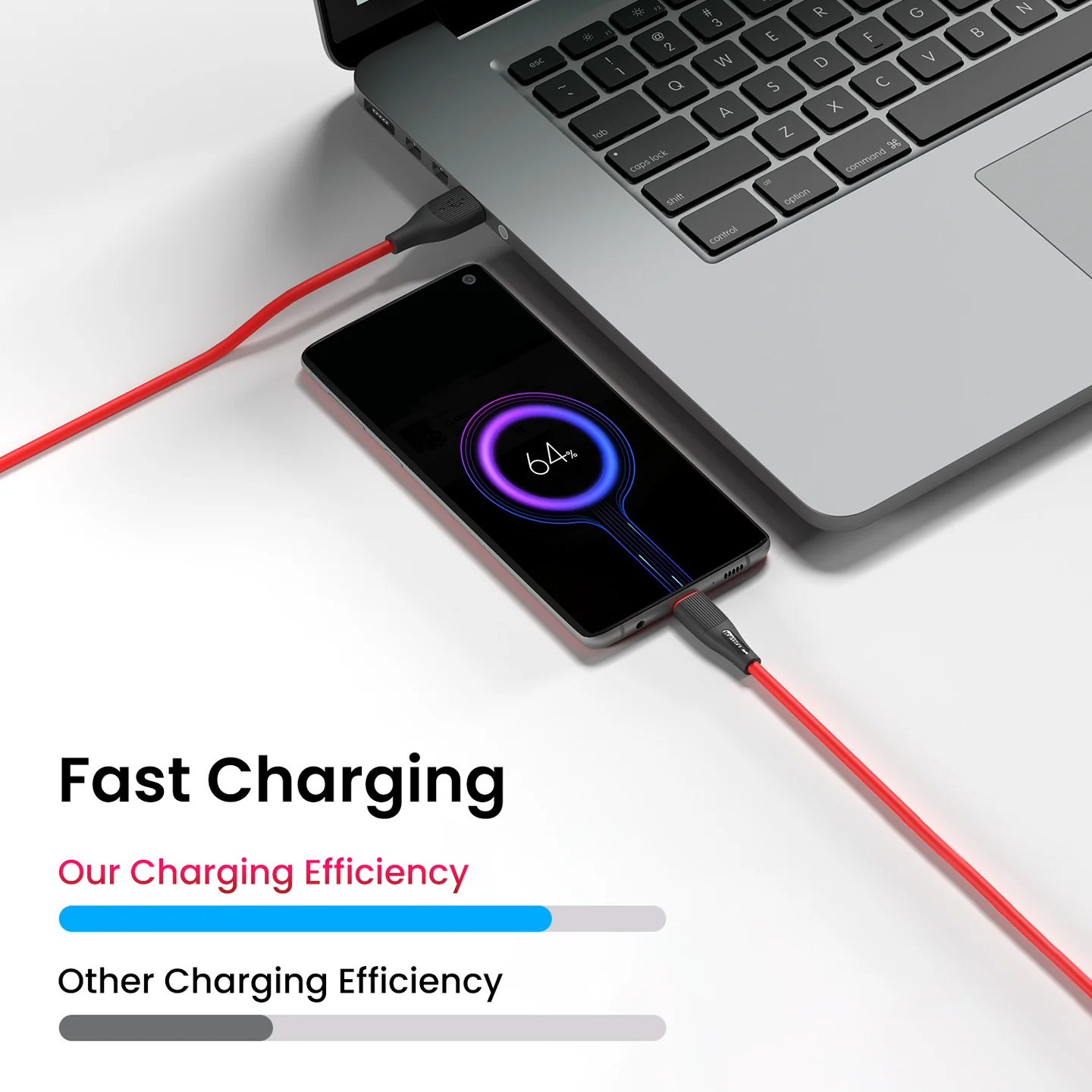 Portronics Silklink 3A USB to Type C Fast charging - 1