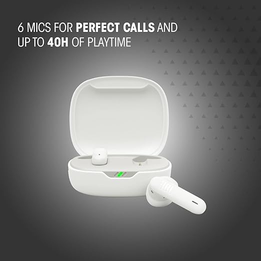 JBL Wave Flex 2 in-Ear Wireless Earbuds (TWS) with Mic,4 mics for Crisp & Clear Calls,40 Hours Battery,Ip54 - 1