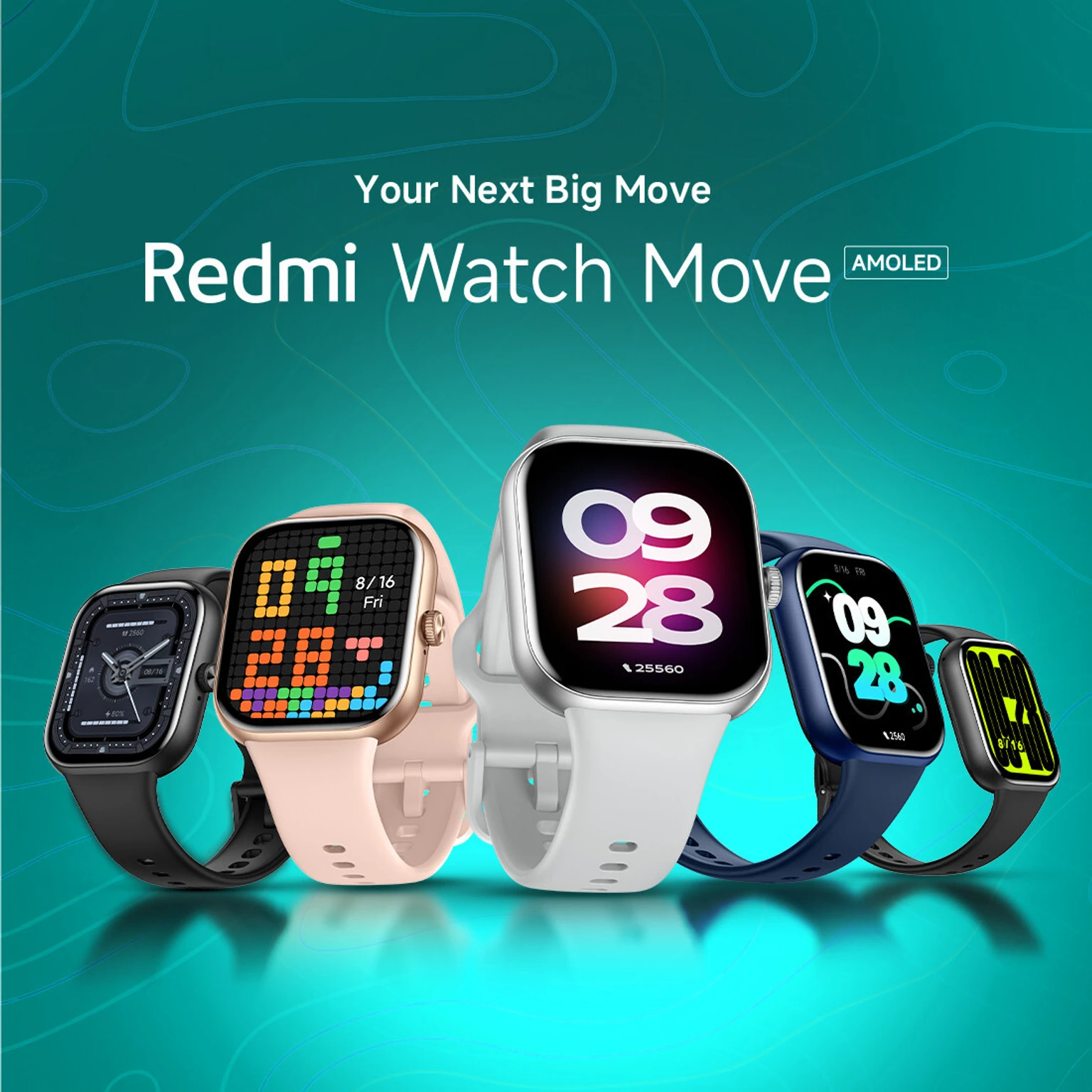 redmi Watch Move 1.85 Premium AmoLED,14 Day Battery,Best Accuracy,Dual Core Processor Smartwatch - 2