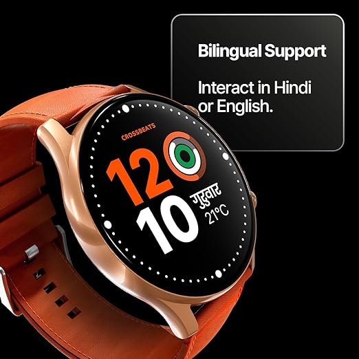 CrossBeats Apex Regal 1.4 AMOLED SmartWatch with Bluetooth Calling, Metal Body, Fast Charge Smartwatch - 2