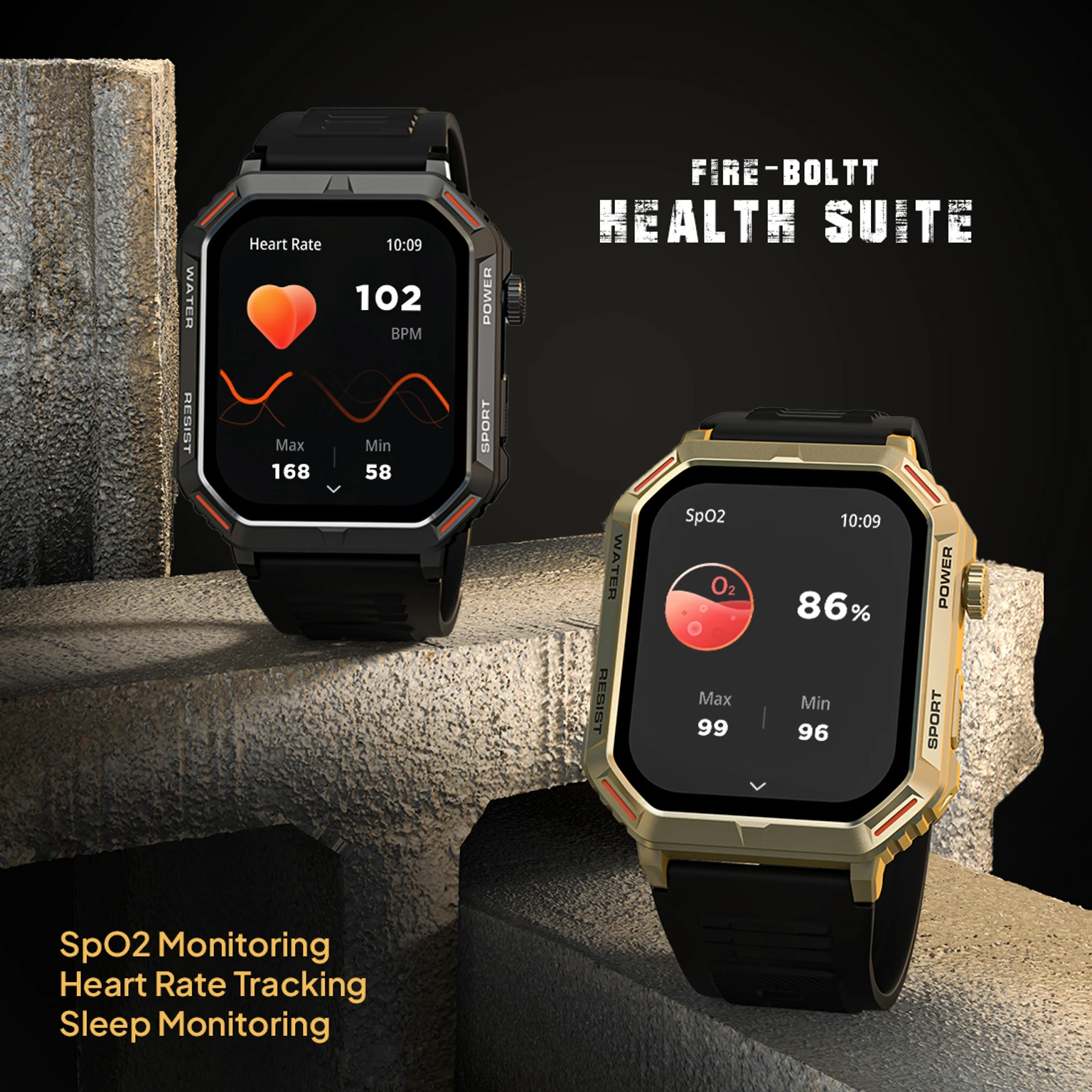 Fire-Boltt Commando 49.5mm AMOLED Smart Watch, 123 sports modes, Bluetooth calling Smartwatch - 2
