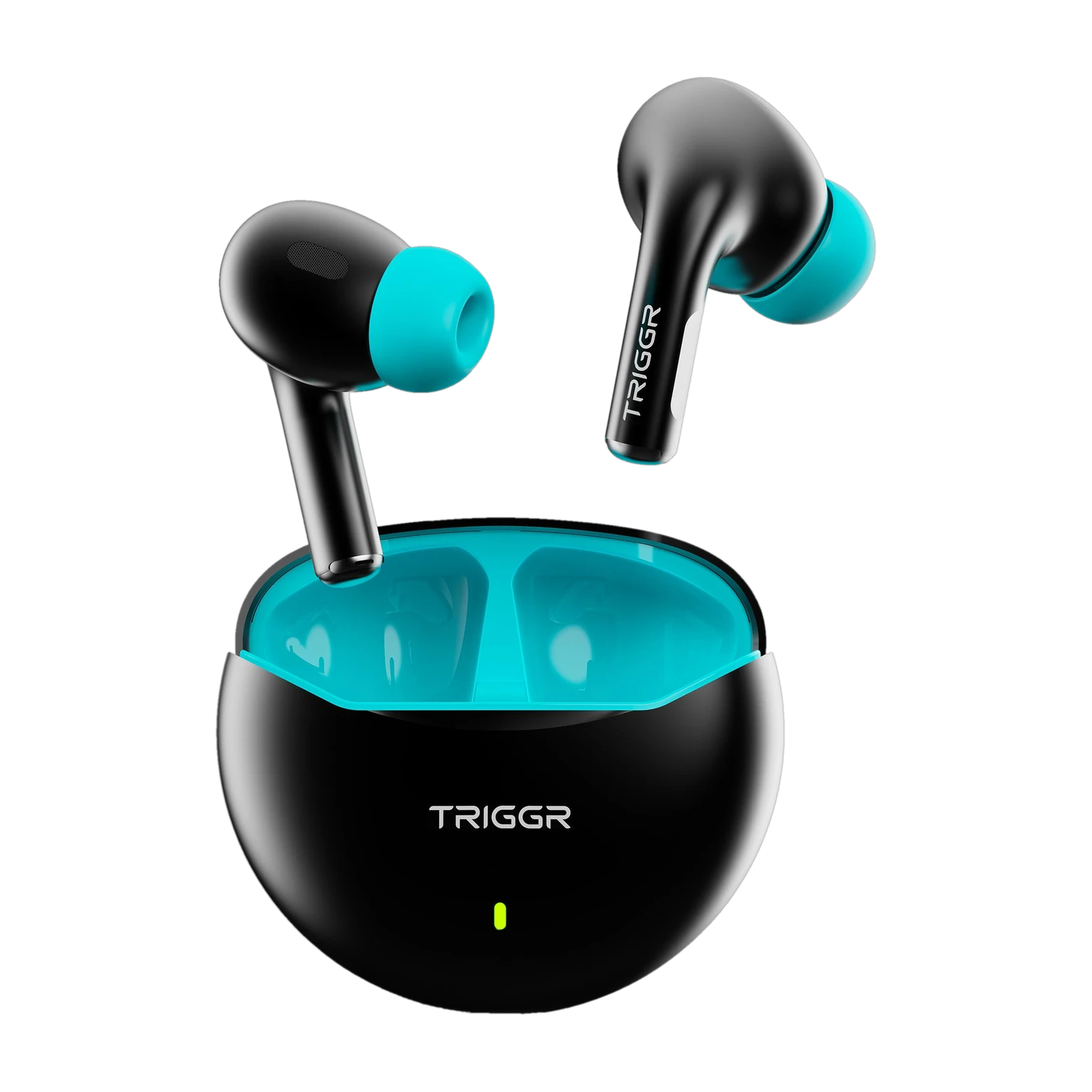 TRIGGR Rizz with 40H Playback, Spherical Design, 13mm Drivers, Rich Bass, Fast Charging Bluetooth Headset - 0